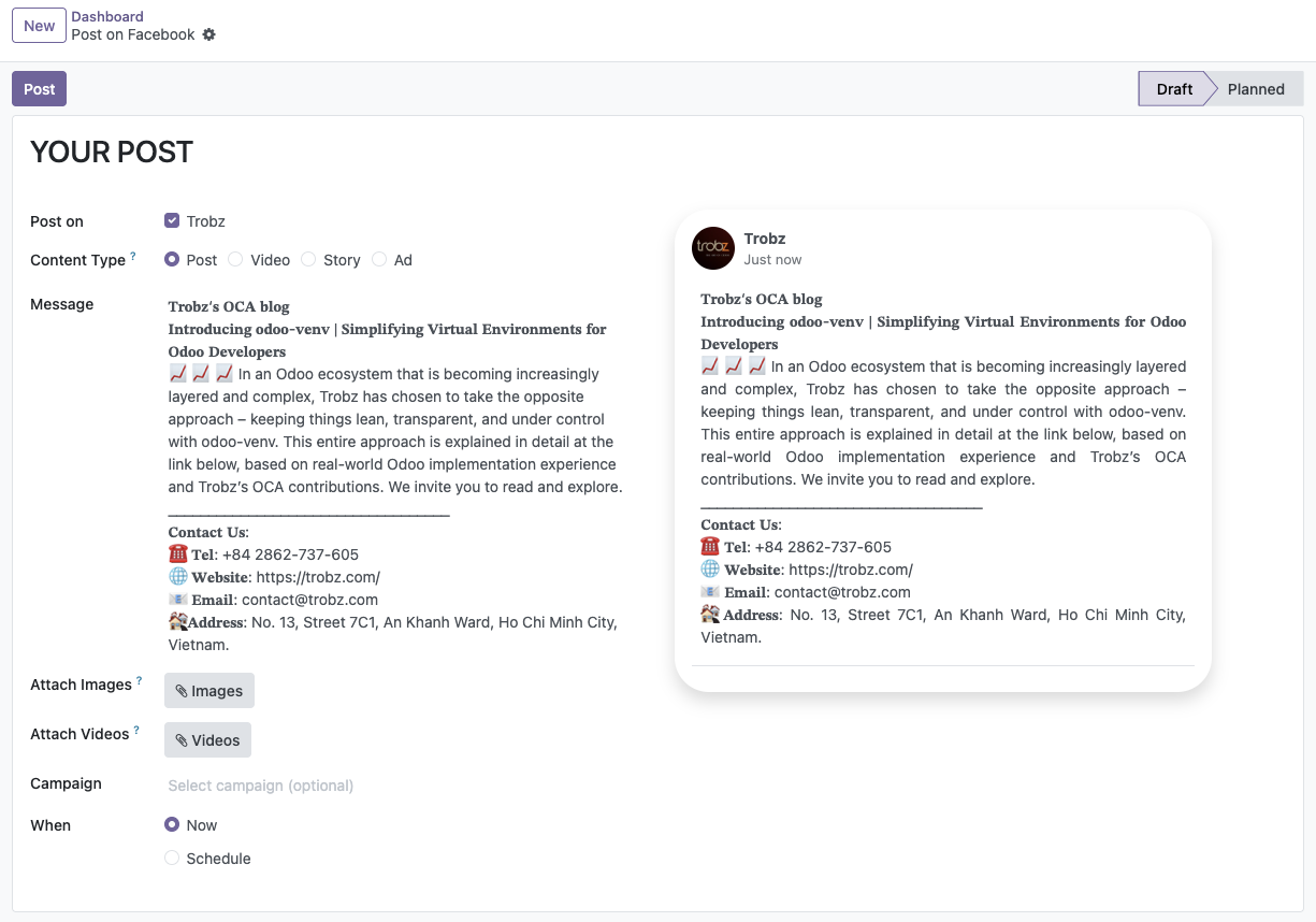 Introducing create a post